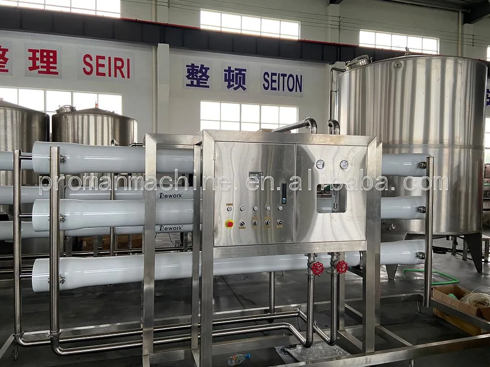 Automatic RO Mineral Pure Water Packaging Treatment Purification Filter Purifier Filling Bottling Plant Reverse Osmosis Machine System